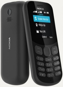 Nokia 130 2017 Dual Sim Black
